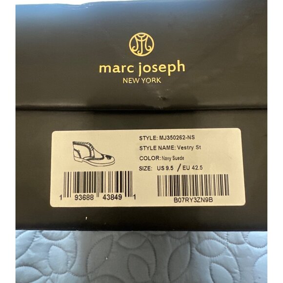 Marc Joseph New York Black Suede Boots Size 9.5, Style:‎ Vestry St main image 4